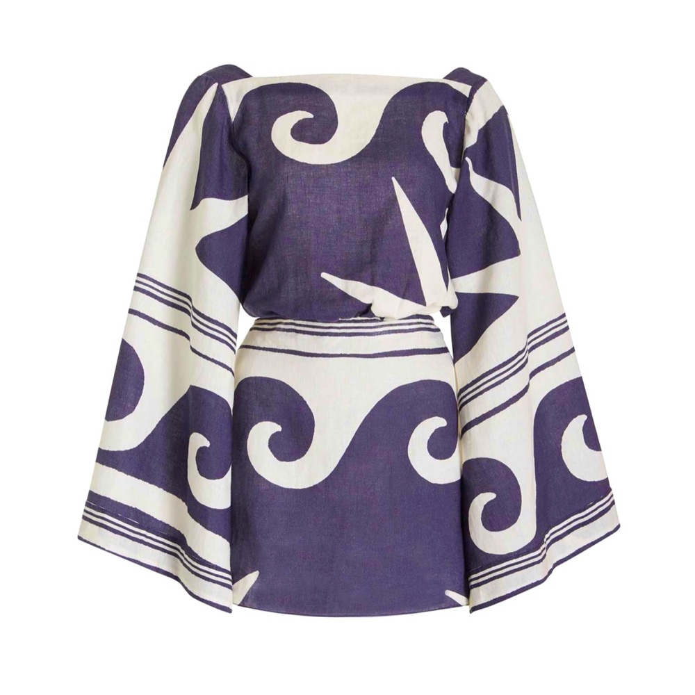 Johanna Ortiz
Wave After Wave Organic Linen Mini Dress